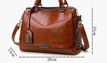 Load image into Gallery viewer, Women Bag Handbag Tote Over Shoulder Crossbody Leather Black Brown