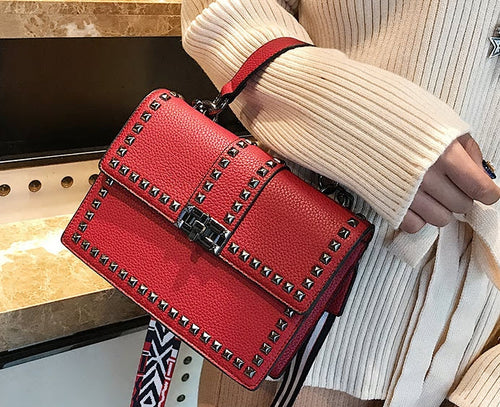 Women Luxury Handbags Fashion Shoulder  Leather Handbags