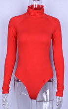 Load image into Gallery viewer, Women Long Sleeve High Neck Skinny Warm Bodysuit