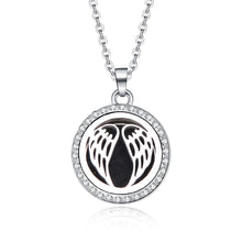 Load image into Gallery viewer, Aroma Locket Necklace Magnetic Stainless Steel Aromatherapy Essential Oil Diffuser