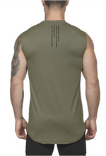 Load image into Gallery viewer, Men Gym Zipper Vest Bodybuilding Undershirt Sleeveless Tank Top